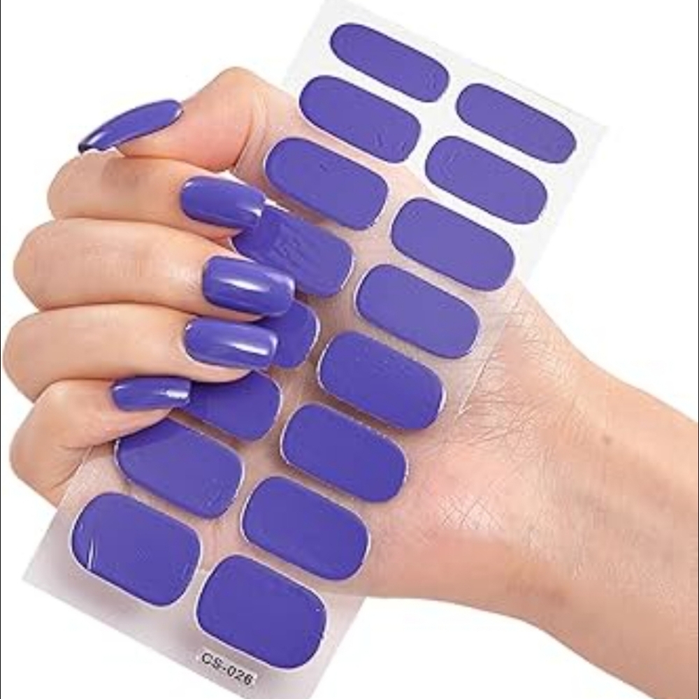 Lily & Fox nail wraps- purple